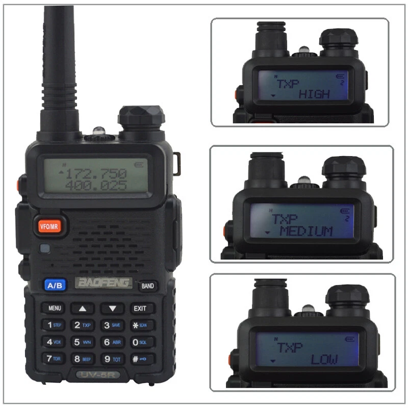 Baofeng UV-5R 8W walkie talkie radio High Power 136-174/400-520MHz two way radio - Image 1 of 1
