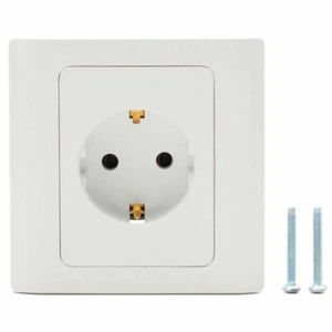 Europäische EU Deutsche Norm 250V 16A 1 Gang Steckdose Einzelstecker Wandsteckdose - Bild 1 von 6
