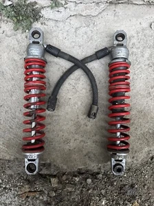 COPPIA AMMORTIZZATORI POSTERIORI BITUBO A GAS REGOLABILI INTERASSE 340MM - Foto 1 di 3