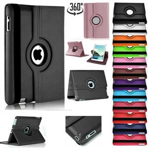 For Apple iPad 2 (2011) 9.7" A1395 A1396 A1397 360° Rotating PU Leather Case - Picture 1 of 37