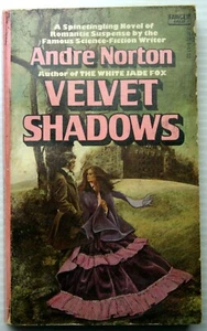 Andre Norton VELVET SHADOWS Gothic Suspense Novel 1977 Fawcett 1st printing pb - Picture 1 of 5