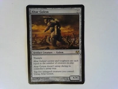 Altar Golem	 Eventide - Magic the Gathering MTG Artifact - Image 1 of 2