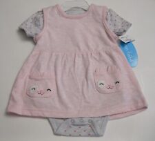 bon bebe Baby Girl Pink Jumper Dress & One-Piece Romper - Size 6-9 months