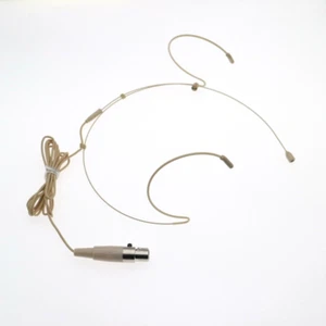Dual Hook Hanging Headset Microphone For Shure ULX SLX QLX Transmitter Mini 4Pin - Picture 1 of 7