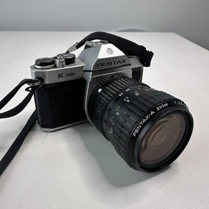 Asahi Pentax K1000 w Pentax-A Zoom 28-80mm F/3.5-4.5 Lens Vintage Camera - Picture 1 of 5