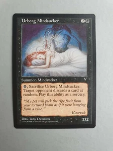 Urborg Mindsucker, MTG Visions (1997), Common Black Creature NM - Picture 1 of 2
