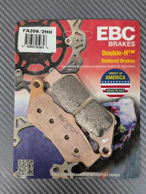 EBC FA209/2HH BRAKE PADS FRONT or REAR BMW DUCATI INDIAN KTM TRIUMPH ZERO GUZZI - Image 1 of 4