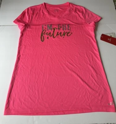 Camisa BCG Niñas Talla XL 16 Rosa I’m The Future Logo En la Delantera Nueva Foto 1 de 4