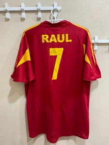 Spanien 2004 Heim Fußball Trikot Adidas Vintage AUL #7 - Bild 1 von 16
