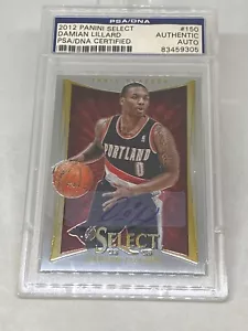2012 DAMIAN LILLARD ROOKIE AUTO AUTOGRAPH SIGNATURE PSA DNA CERTIFIED RC !! - Picture 1 of 3