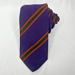 NEW Phineas Cole by Paul Stuart Men's Cashmere/Silk Repp Designer Tie England - Picture 1 of 10