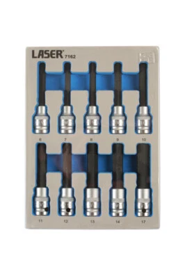 Laser 7162 10 Piece Hex Bit Set 1/2"D TSP5 - Image 1 of 4