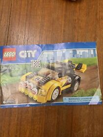 LEGO 60113 CITY "RALLY CAR" INSTRUCTION MANUAL