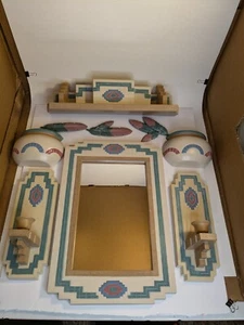 Set Of Vintage Burwood Home Interiors Exclusive Southwest Wall Decor Made In USA - Picture 1 of 22