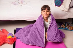Super-Soft Kids Weighted Blanket 7 Pounds - Weighted Blanket for Kids - Easy - Picture 1 of 6