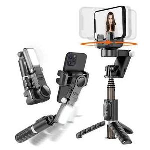 Stabilizzatore gimbal per smartphone 2 assi AutoFace Tracking SelfieStick rotazione 360° - Foto 1 di 7