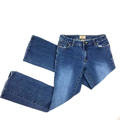 Steve & Barrys Denim Womens Jeans Size 6 Regular Low Rise Medium Wash Boot Cut - Image 1 of 4