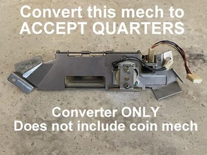 CONVERSOR DE $.25 PARA MÁQUINAS TRAGAMONEDAS PACHISLO DE METAL - SOLO convertidor - Imagen 1 de 2