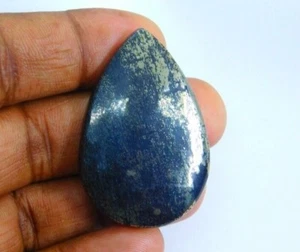 Piedras preciosas sueltas cabujón de oro apache natural de alta calidad 58 quilates ME-5764 - Imagen 1 de 3