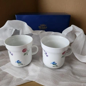 Richard Ginori Buongiorno Blume/Becher 2er Set Blumenmuster Made in Italy Neu - Bild 1 von 24