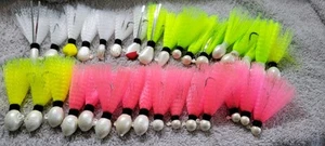 Nylon Jigs All Jigs Made With Mustad Saltwater Hook 63 Peices. - Picture 1 of 14