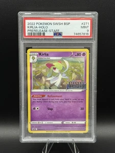 2022 Pokemon SWSH Black Star Promo Prerelease - Staff #271 Kirlia - Holo PSA 9 - Bild 1 von 10