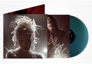 MILEY CYRUS Something Beautiful - SIGNIERTE Insert Sea Blue Exclusive Vinyl IN HAND - Bild 1 von 17