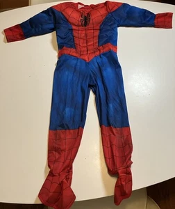 Spiderman Halloween Costume Padded Muscles Arms & Chest. No Tag-Size 2T-4T. - Picture 1 of 4