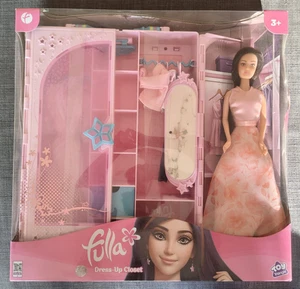 Fulla Doll Dress Up Closet Set Outfits Storage Asian Islamic Arabic Middle East - Picture 1 of 6