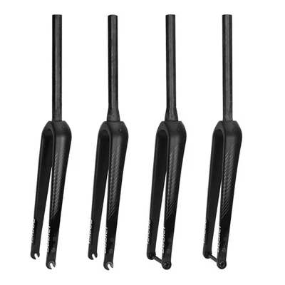 Gravel Rigid Fork Straight / Tapered Tube Carbon Road Bike Front Fork 700C*55C - Image 1 of 4