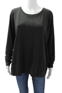 Lululemon Womens Activewear Long Sleeve Round Neck T-Shirt Gray Size 12 - Picture 1 of 4