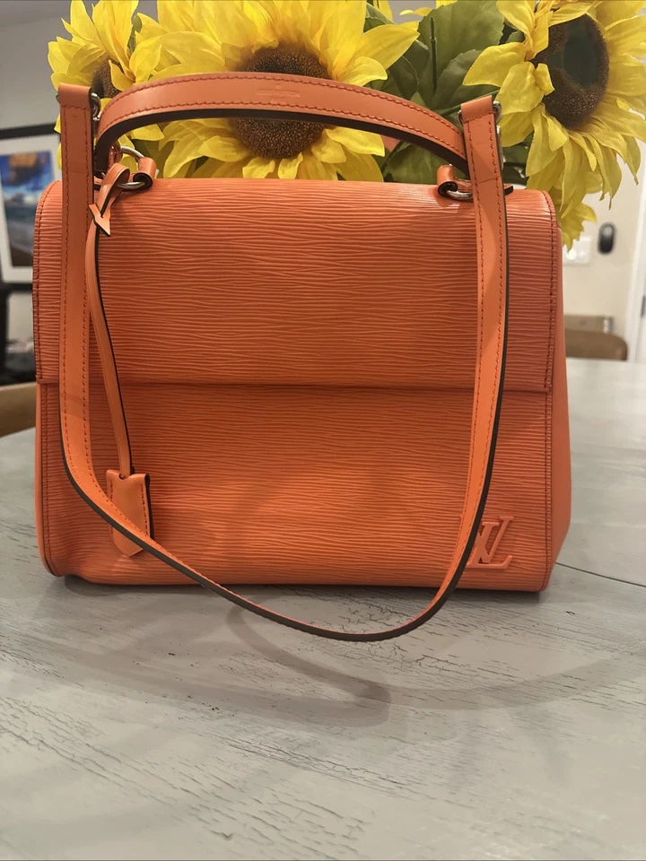 Louis Vuitton Epi Leather Orange Clooney MM 2WAY - Image 1 of 4