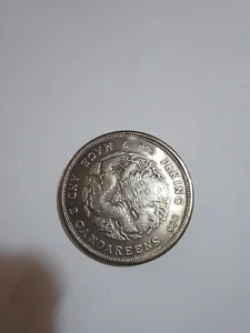 Cina Moneta 7peking Mace 2 Candareens Arg - Picture 1 of 2