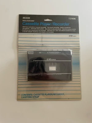 Vintage Sears Cassette Player/ Recorder NIB - Image 1 of 3