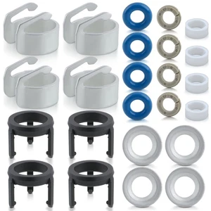 4 Set Fuel Injector Seal Repair Kit Fit For ADI A3 A4 EA888 06J998907 06D998907 - Picture 1 of 12