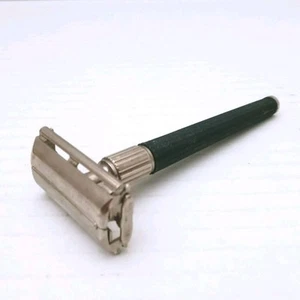Navaja de afeitar de seguridad Gillette Knack V2 Double Edge TTO vintage 1975 hecha en EE. UU. - Imagen 1 de 5