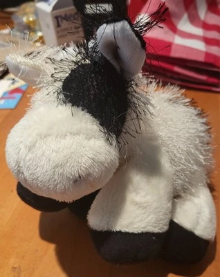 Ganz Webkinz Black & White Cow HM003 Lil' Kinz Plush Stuffed Animal Toy NO CODE - Image 1 of 4