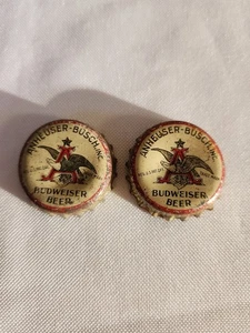VINTAGE BUDWEISER BEER ANHEUSER BUSCH CORK CROWN 1935-1942 - Picture 1 of 5