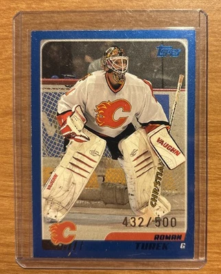 2003-2004 Topps ROMAN TUREK BLUE /500 Flames SP #203 - Image 1 of 2