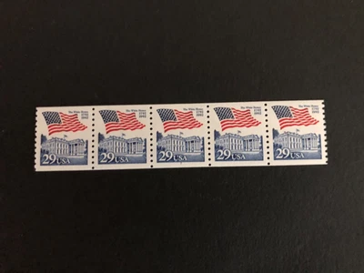 U.S. Stamps, Scott # 2609, PNC5 # 7, Flag over White House, Shiny Gum, MNH - Image 1 of 2