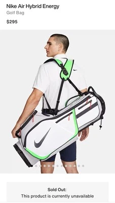 Nike Air Hybrid Energy  Limited Edition Stand Golf Bag Sold Out - Image 1 of 4