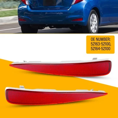 Par para Subaru Crosstrek Impreza WRX XV 08-17 parachoques trasero marcador lateral reflector Foto 1 de 4