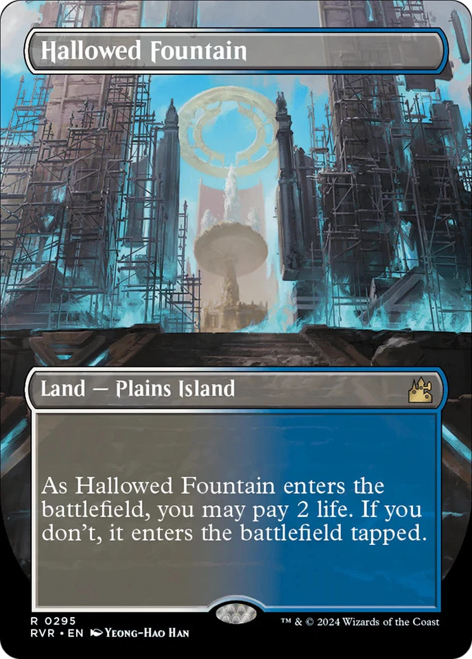 Hallowed Fountain (Borderless) [Ravnica Remastered] Magic MTG - Image 1 of 1