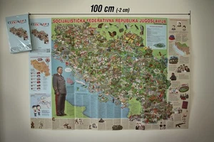 POSTER Jugoslavija Marsal Josip Broz Tito SFRJ Kumrovec Sutjeska Neretva Kozara - Picture 1 of 11