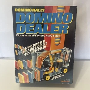 Electronic Motorized DOMINO DEALER Domino Rally VINTAGE 1992 PRESSMAN Tested - Picture 1 of 10
