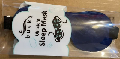 Bucky Ultralight Travel & Sleep Chevron Eye Mask, Dark Blue One Size - Image 1 of 4