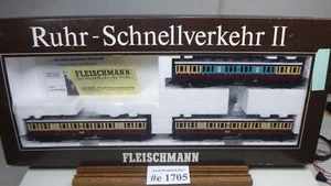 Fleischmann H0 1888 f. Märklin 3 Wagen Ruhr-Schnellverkehr II, beleuchtet-#1705 - Bild 1 von 22