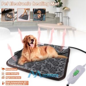 Tapis chauffant pour animaux de compagnie couverture électrique imperméable tapis chauffant lavable portable chat