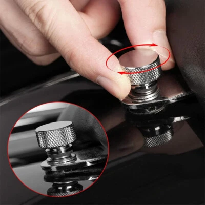 Tornillo de soporte de asiento individual para guardabarros trasero Billet CNC apto para Harley Dyna Touring Softail Foto 1 de 4