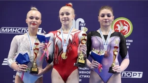 2023 Russian Nationals: Womens All-Around, Gymnastics BLURAY-Listunova/Melnikova - Foto 1 di 2